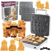 Waffle Wow! Waffle Wow Fantasy Castle Waffle Maker- Bake & Build Castle of Waffles or Pancakes Shaped Like Bricks Knights Princesses Dragons & More