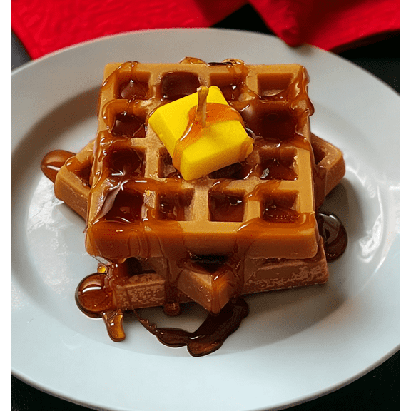 Waffle soy wax candle