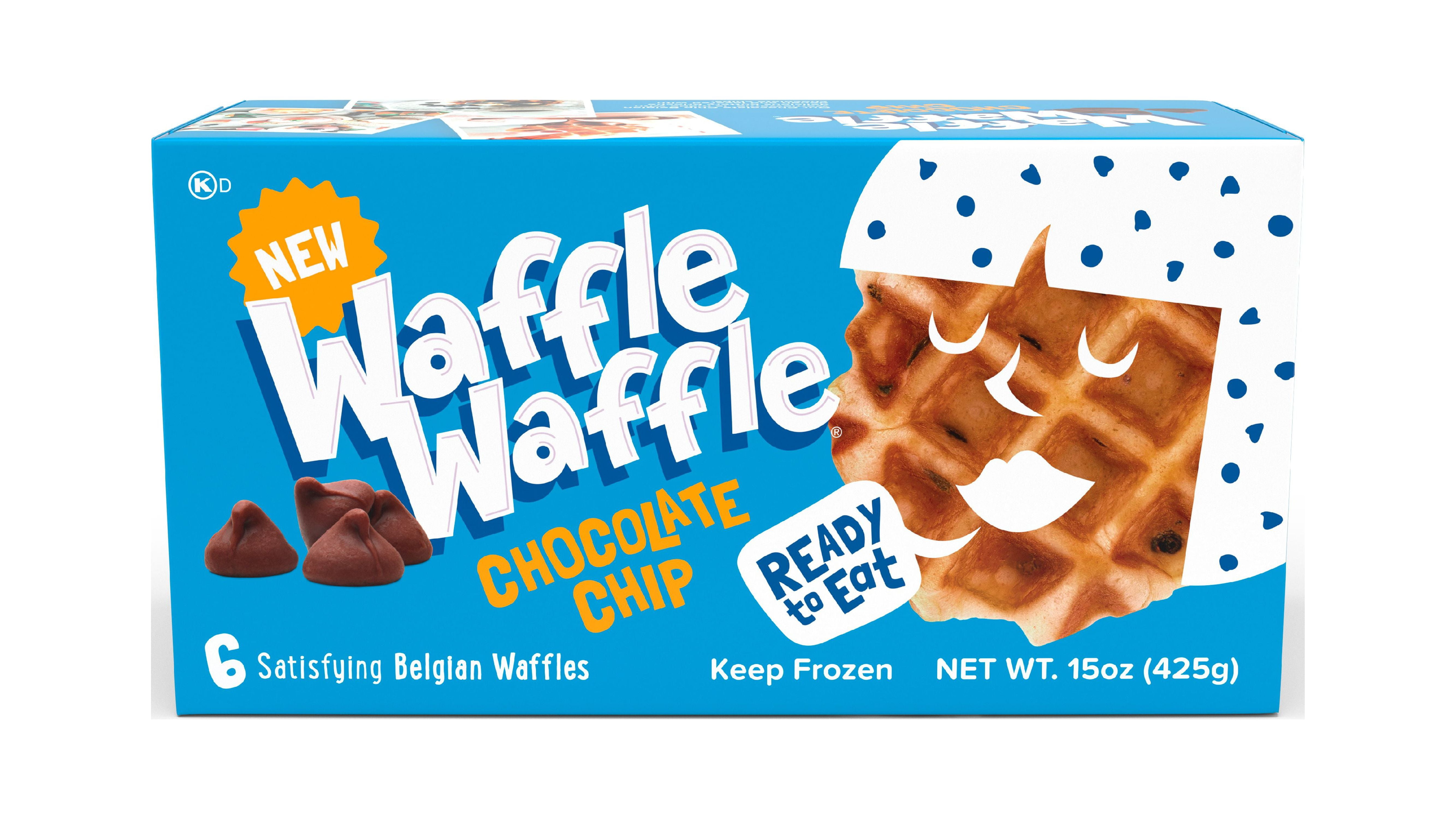 WaffleWaffle Chocolate Chip Belgian Waffles, 15 oz Box, 6 Count