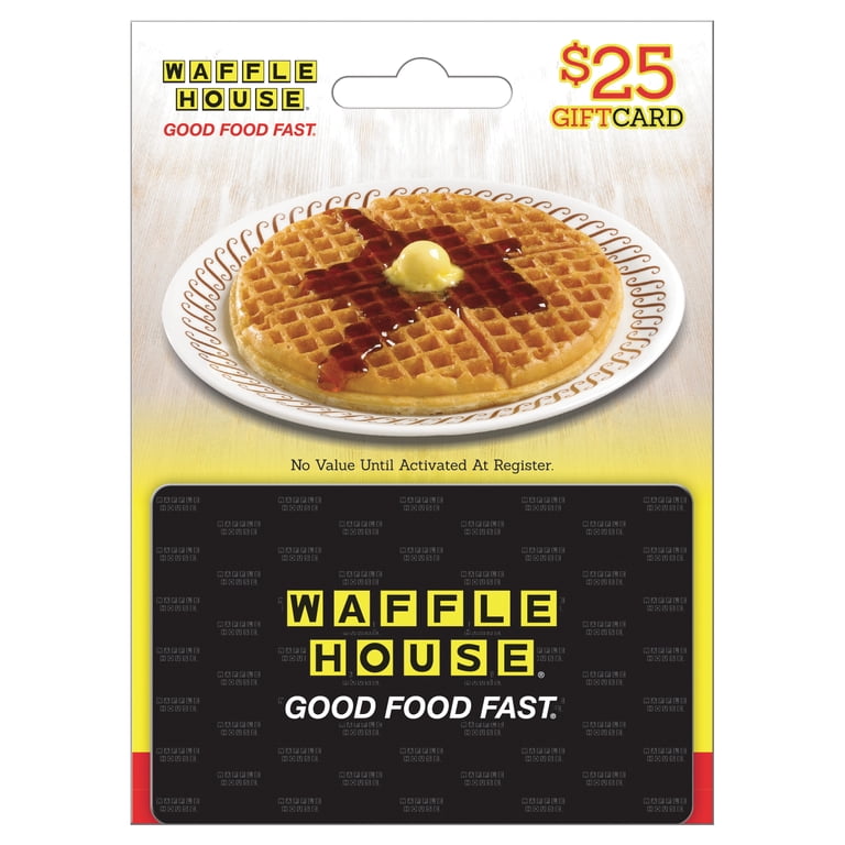Wafflehouse $25 Gift Card - Walmart.com