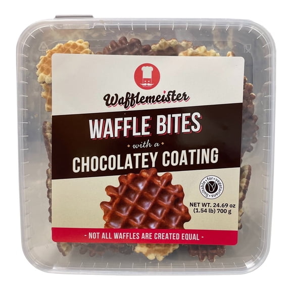 Wafflemeister Chocolate Waffle Bites, 24.69 Ounce