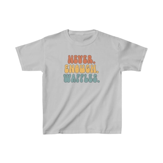 Waffles Breakfast Kids Shirt Gifts Youth Tee Tshirt