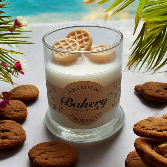 Waffles Candle | Scented Candle | Food Candle | Candle | Soy Candle