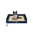 thumbnail image 1 of Wag Premium Pet Dog Bed | Multi Layer Construction with Cooling Energy Gel and Copper Infusion | Machine Washable Cover and Water Resistant Inner Liner | Extra Large, Ocean Blue, 1 of 4