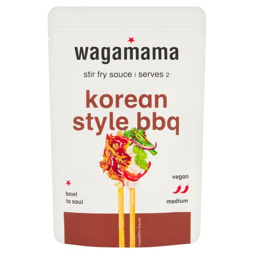 Wagamama Korean Style Stir Fry Sauce 120g, British Import (Pack of 2)