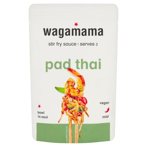 Wagamama Pad Thai Stir Fry Sauce 120g, British Import (Pack of 2)