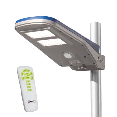 Wagan 1000 Lumen Solar Powered Rechargeable LED Flood Light with Remote Control