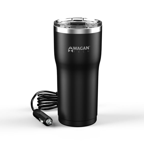 Wagan 12V Travel Heated Mug Automatic Heating Travel Mugs 16 oz Capacity