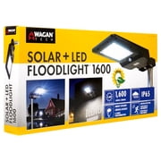 Wagan 1600 Lumen Solar Powered Rechargeable LED Flood Light