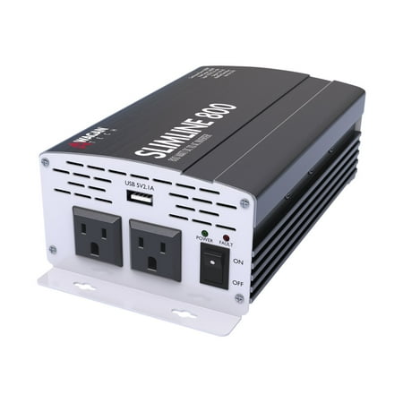 Wagan Tech - SlimLine 800W Power Inverter - Black