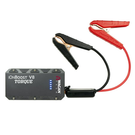 Wagan Tech - iOnBoost V8 TORQUE 8400 mAh Portable Charger and Jump Starter - Black