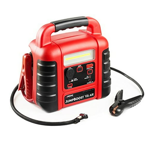 Wagan JumpBoost V6 Air Automotive Jump Starters with Air Compressor and LED Worklight, 12.5 lbs