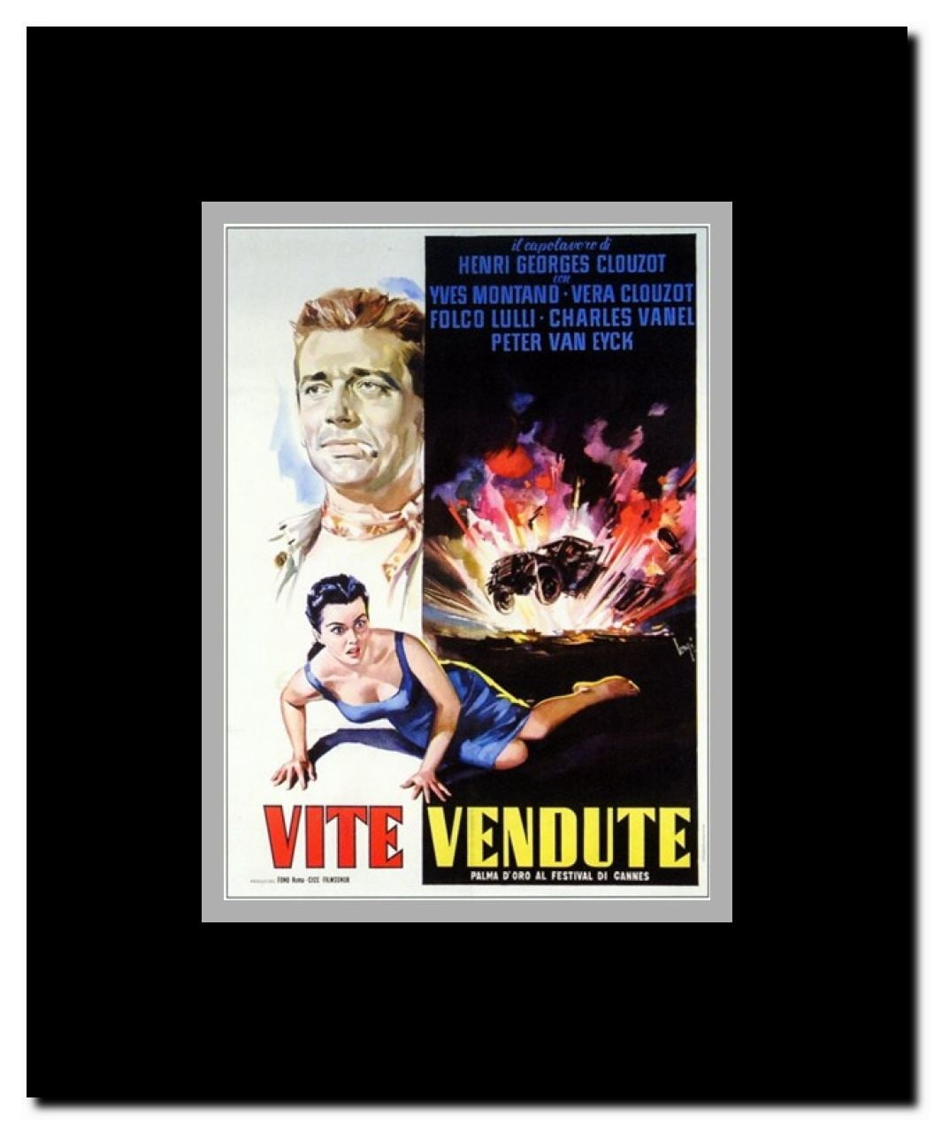 Wages of Fear Framed Movie Poster