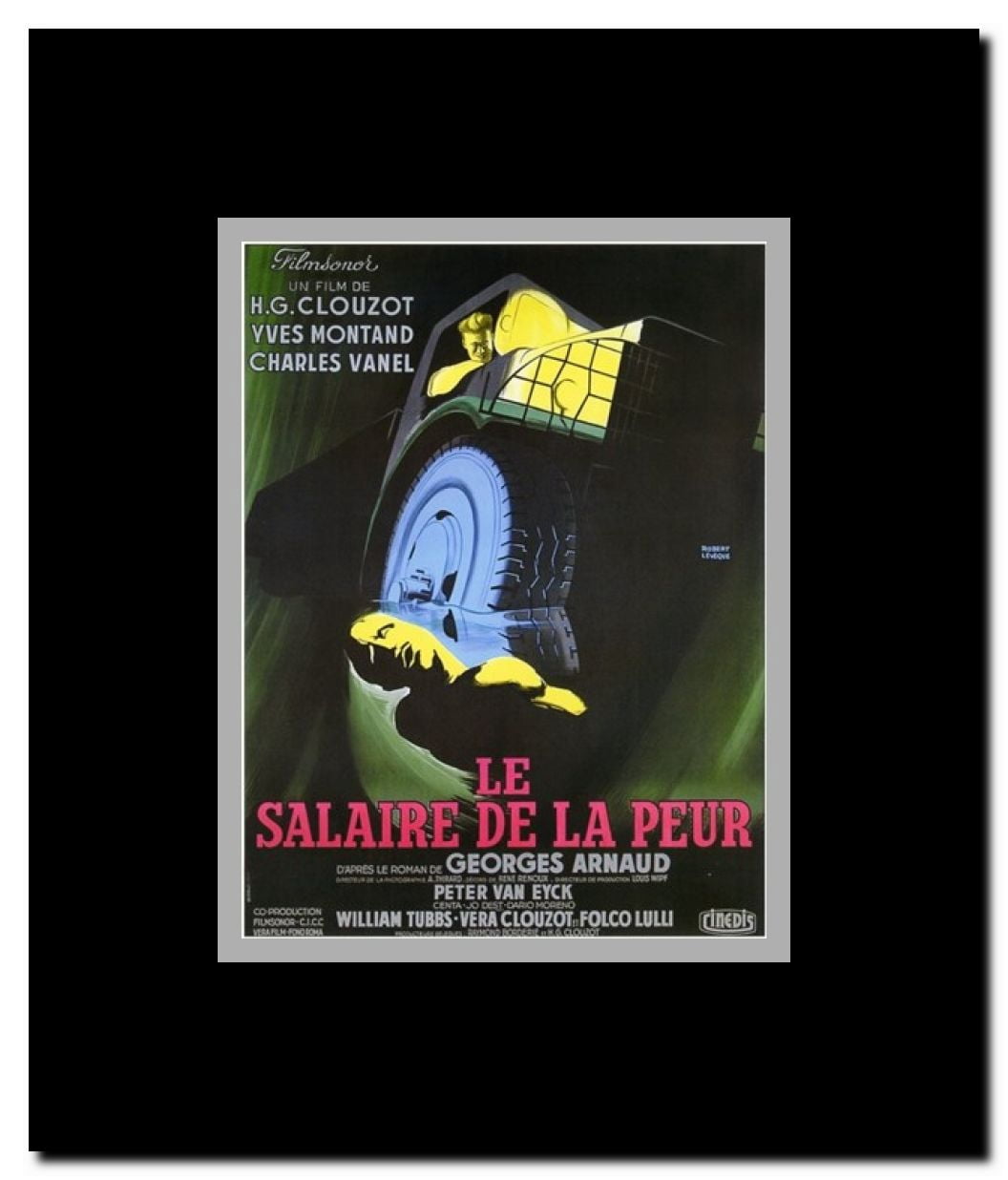 Wages of Fear Framed Movie Poster