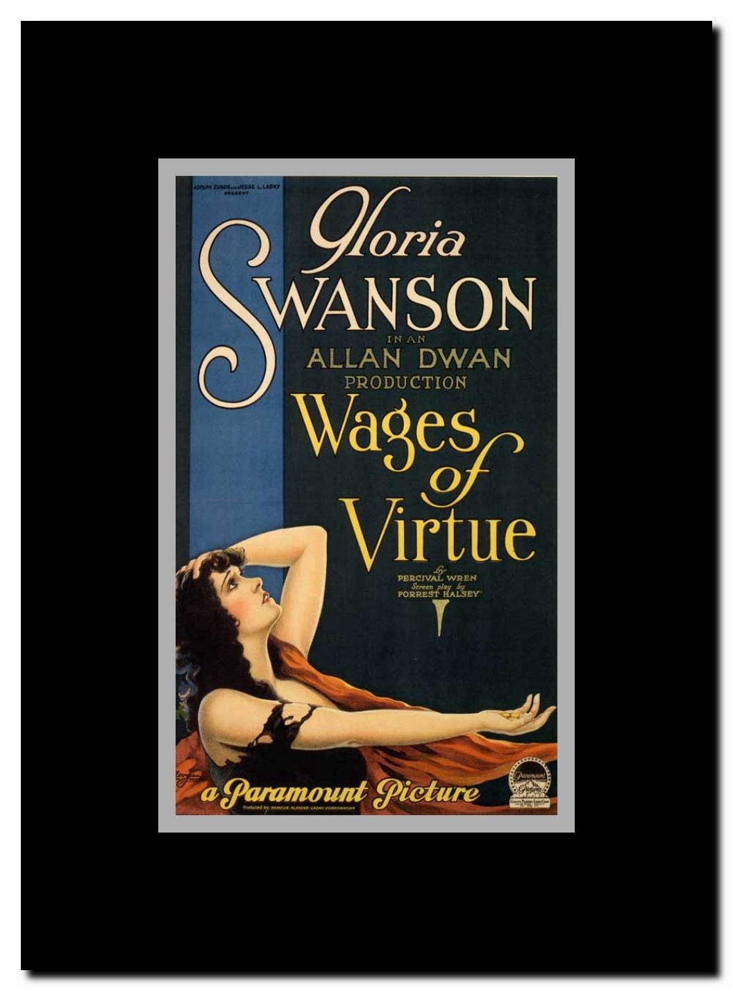 Wages of Virtue Framed Movie Poster