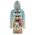 thumbnail image 1 of Wagging Tail Beagle Celebrates Rainbow Pride Month LGBT LGBTQ+ All Over Print 3D Hooded Duffle Toggle Coat Beagles Dog Lover Gifts Idea - 01003, 1 of 6