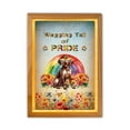 thumbnail image 1 of Wagging Tail German Shorthaired Pointer Celebrates Rainbow Pride Month LGBT LGBTQ+ Acrylic Plaque with Wood Photo Frame Box GSP Lover Dog Gift Light Box - 01003, 1 of 5