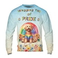 thumbnail image 1 of Wagging Tail Goldendoodle Celebrates Rainbow Pride Month LGBT LGBTQ+ All Over Print 3D Sweatshirt Unisex Merch Doodle Dog Lover Gifts Idea - 01003, 1 of 6