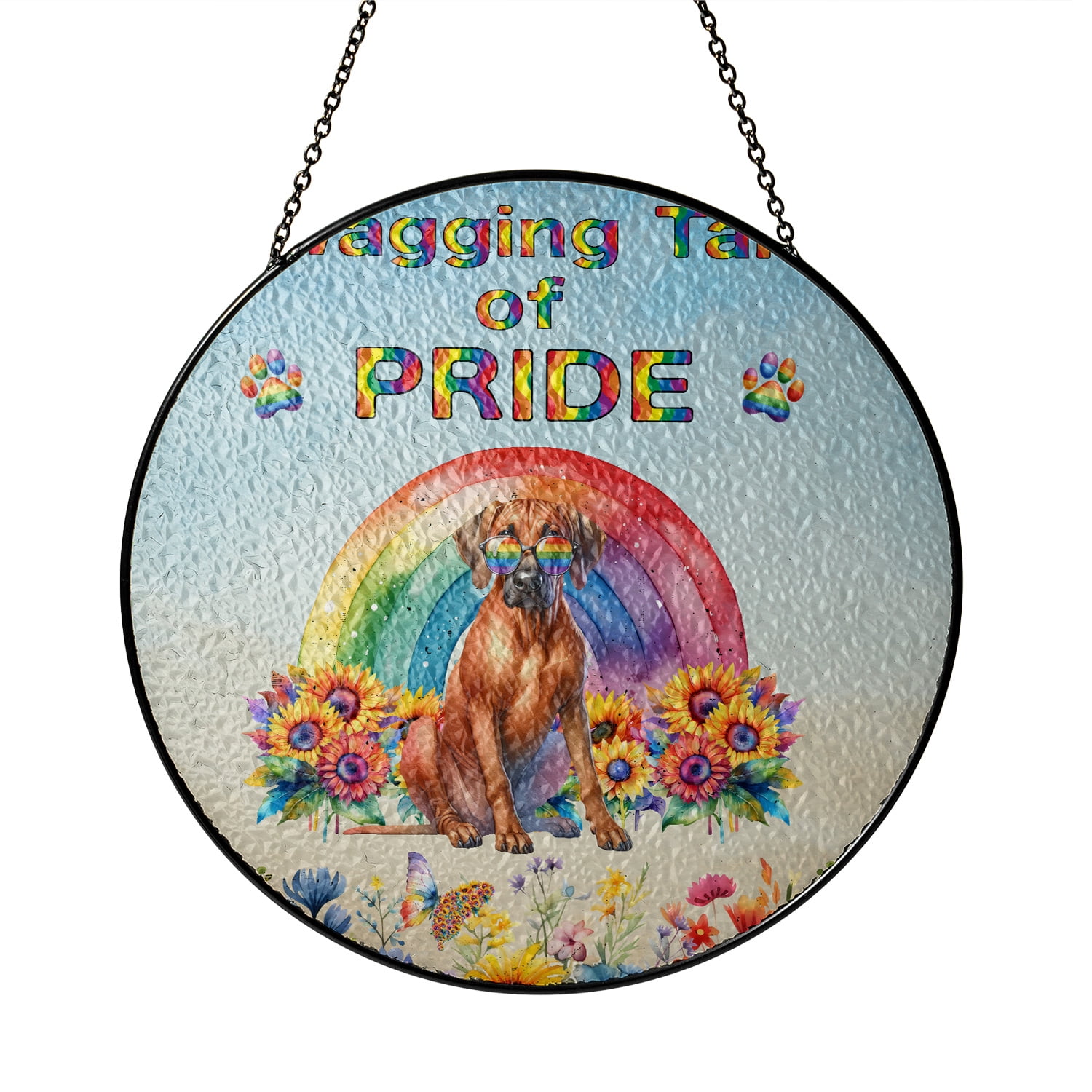 Wagging Tail Rhodesian Ridgeback Celebrates Rainbow Pride Month LGBT ...