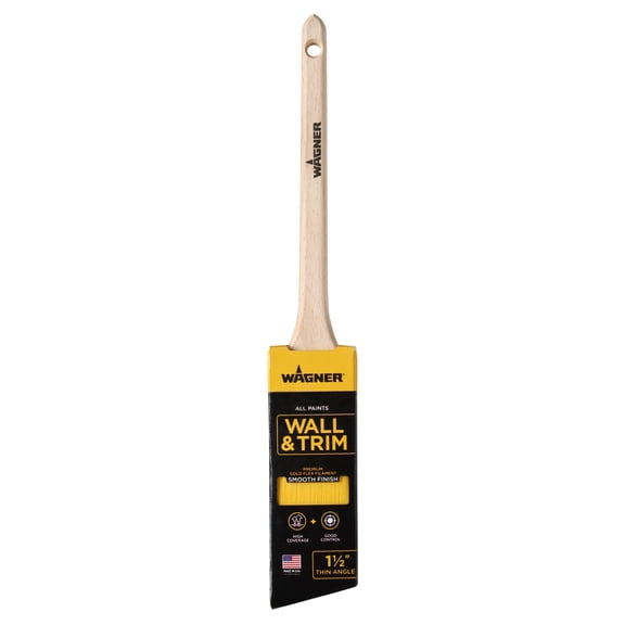 Wagner 1.5" Wall & Trim Angled Paint Brush