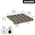 thumbnail image 1 of Wagner 15.4" Taupe Square WPC Plant Caddy, 1 of 6