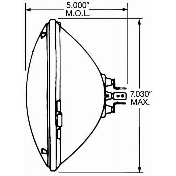 Wagner 4860 Sealed Beam Headlamp