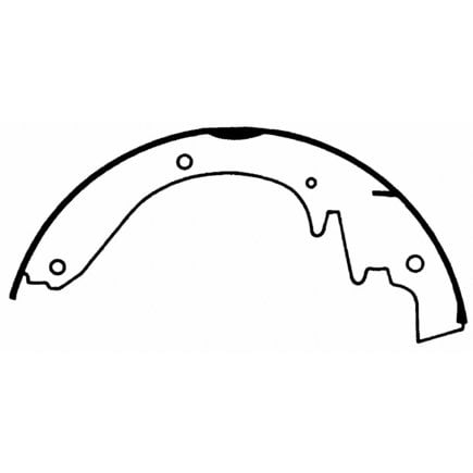 Wagner Brake Drum Brake Shoe P/N:Z326 Fits select: 1971 JEEP UNIVERSAL, 1970 AMERICAN MOTORS UNIVERSAL
