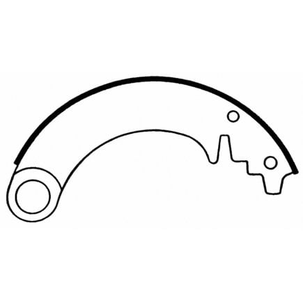 Wagner Z76 Wagner Brake Z76 Drum Brake Shoe