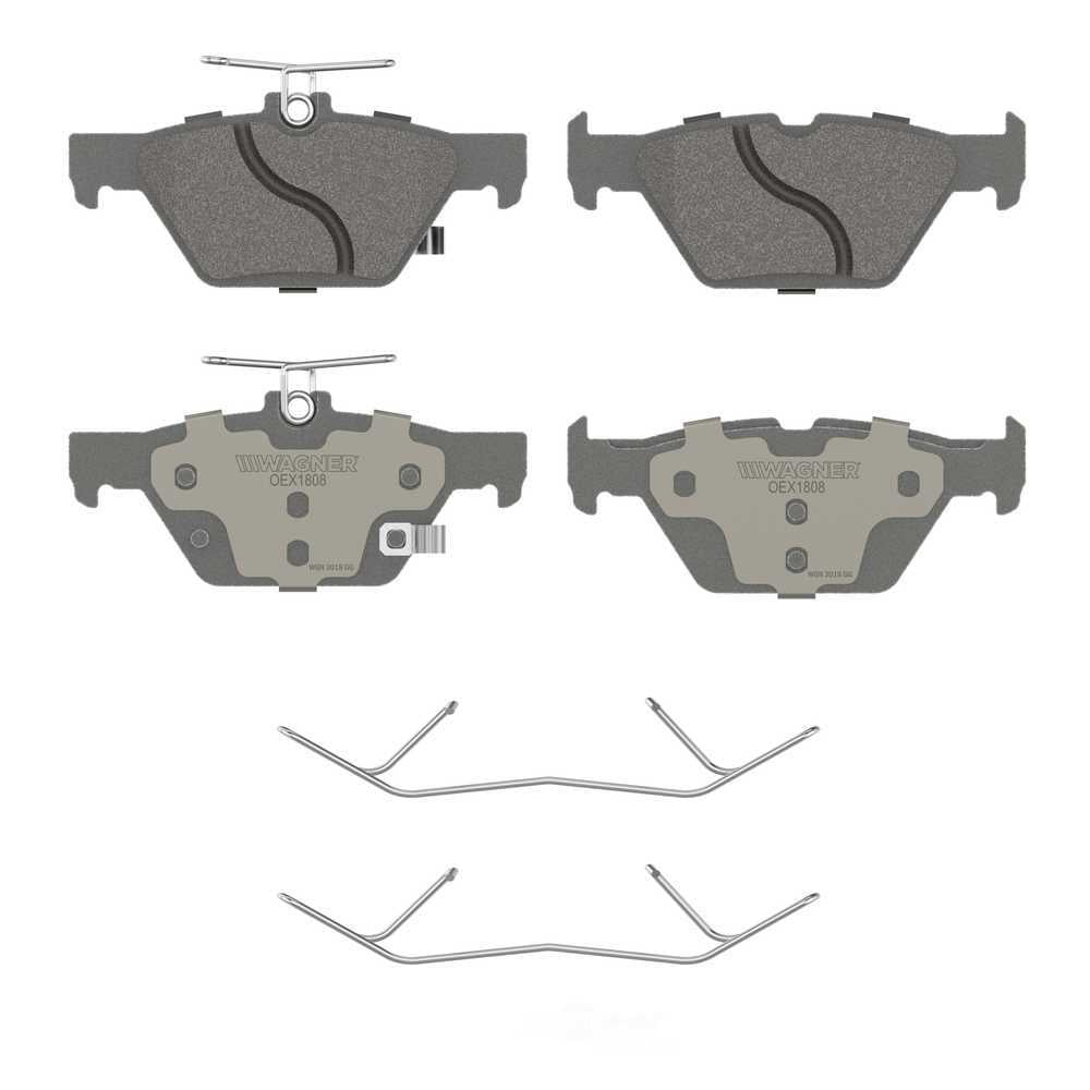 Wagner Brake OEX1808 OEX Rear Disc Brake Pad Set Premium Ceramic