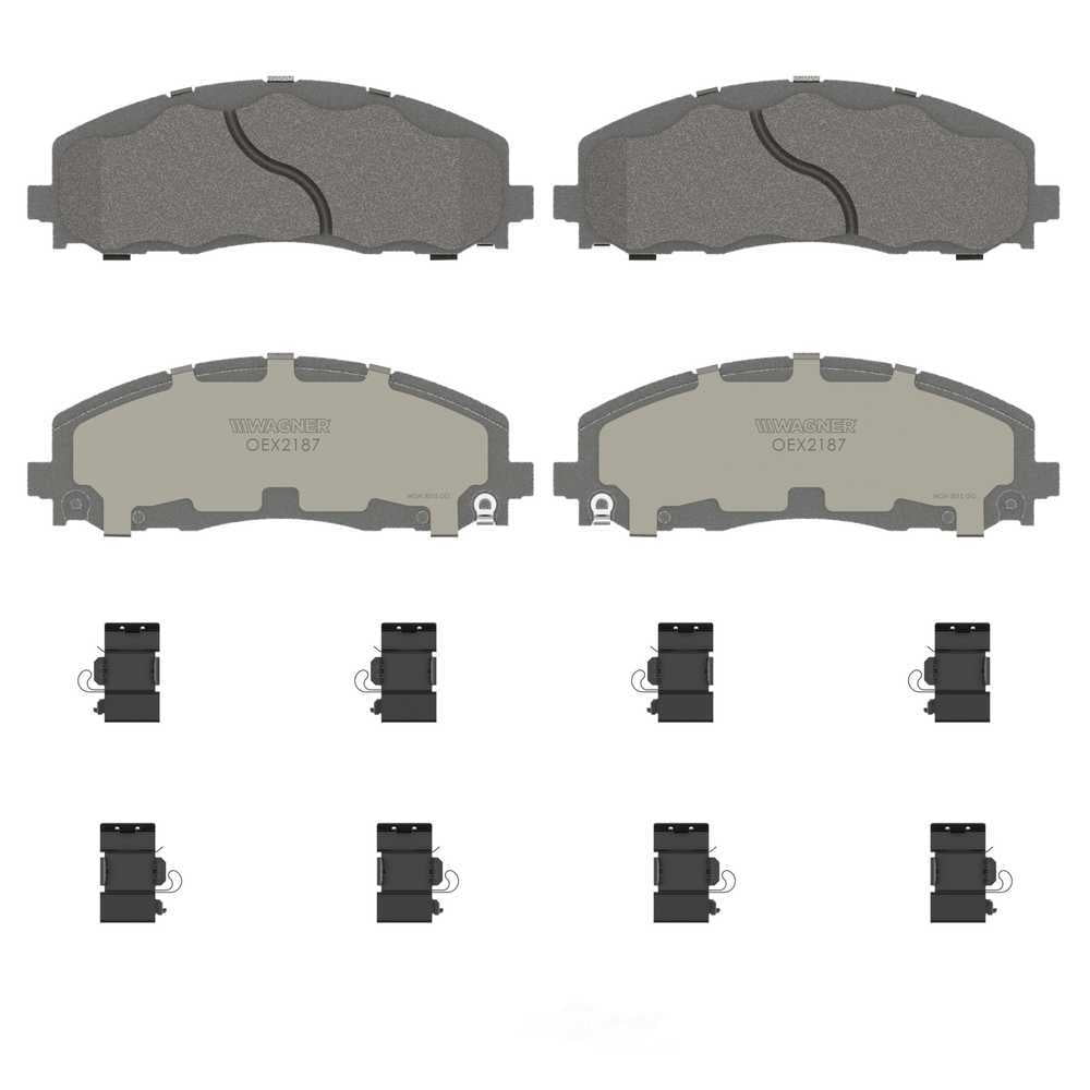 Wagner Brake OEX2187 OEX Front Disc Brake Pad Set Premium Ceramic