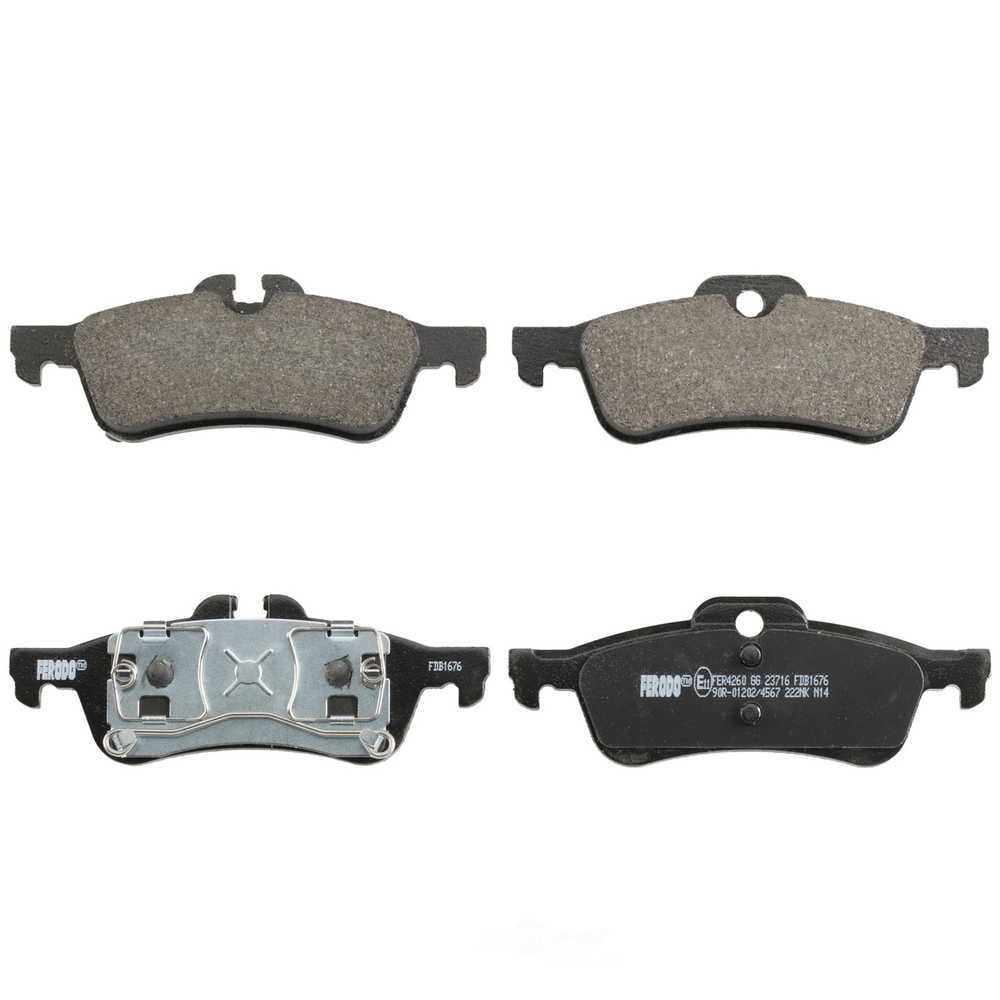 Wagner Brake OEX1060 OEX Rear Disc Brake Pad Set Premium Semi - Met