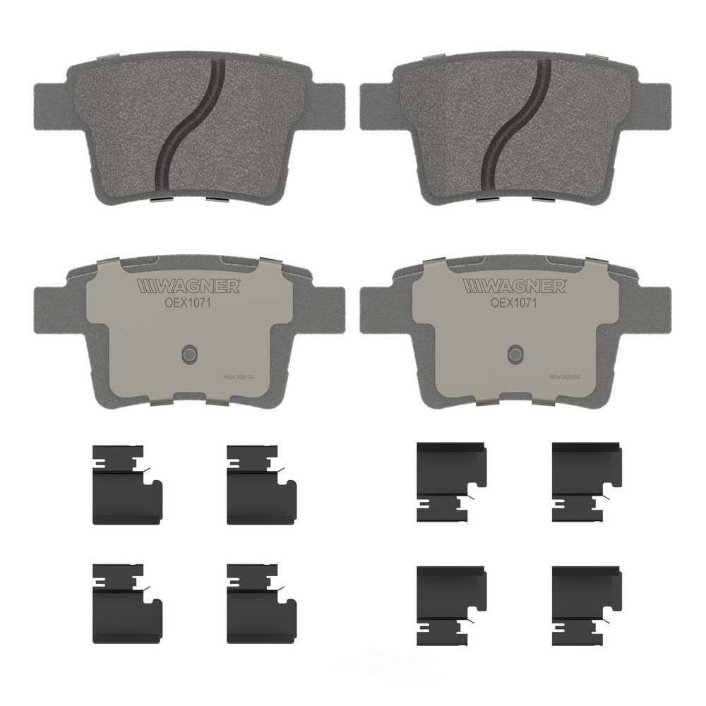 Wagner Brake OEX1071 OEX Rear Disc Brake Pad Set Premium Ceramic