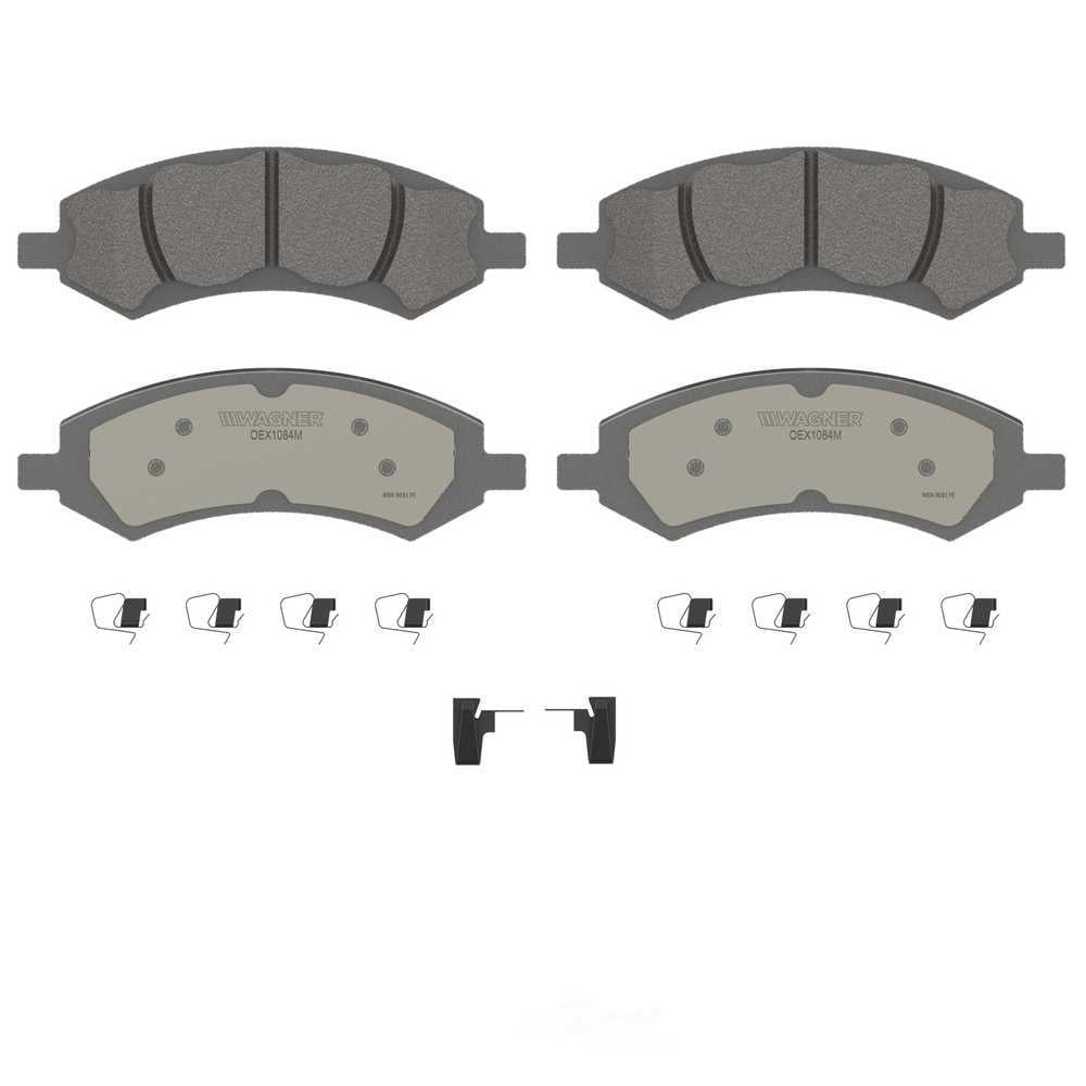 Wagner Brake OEX1084M OEX Front Disc Brake Pad Set Premium Semi - Met