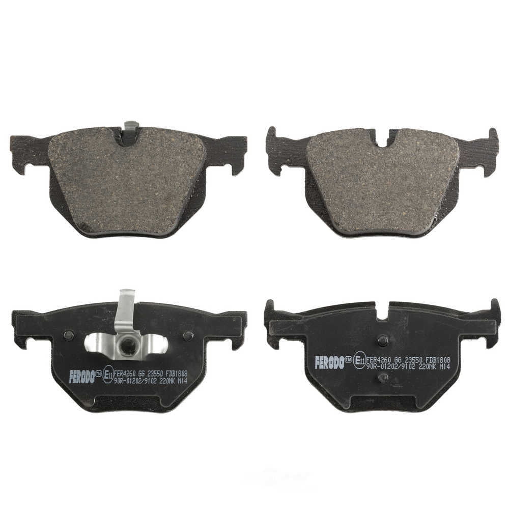 Wagner Brake OEX1170 OEX Rear Disc Brake Pad Set Premium Semi - Met