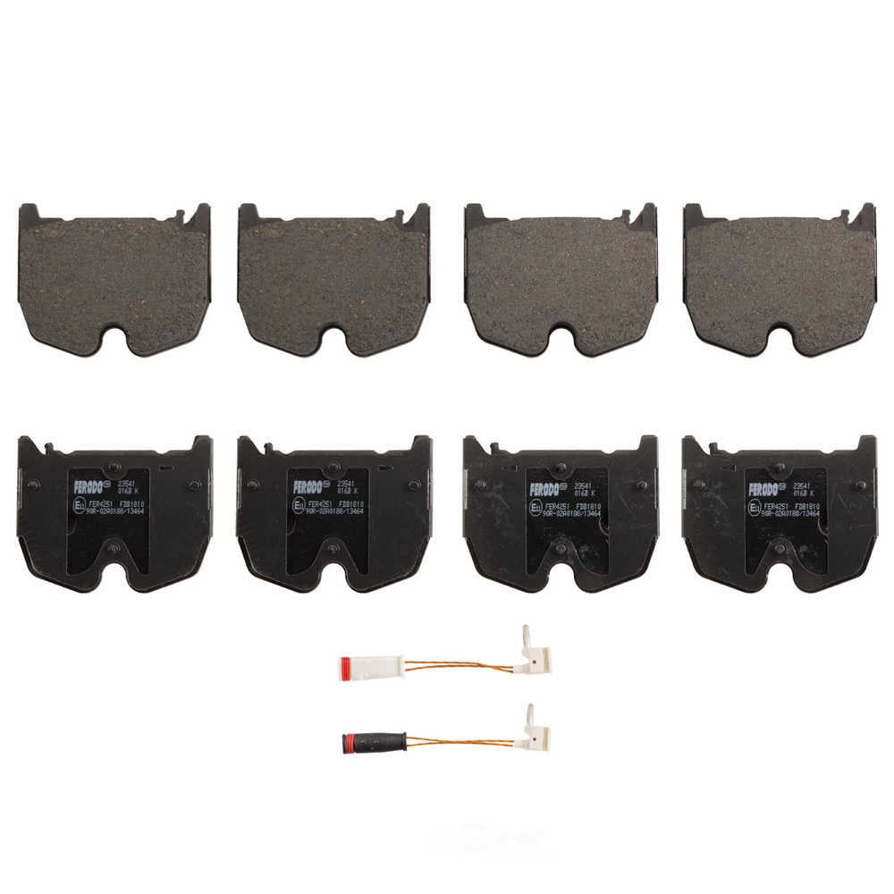 Wagner Brake OEX1231 OEX Front Disc Brake Pad Set Premium Semi - Met