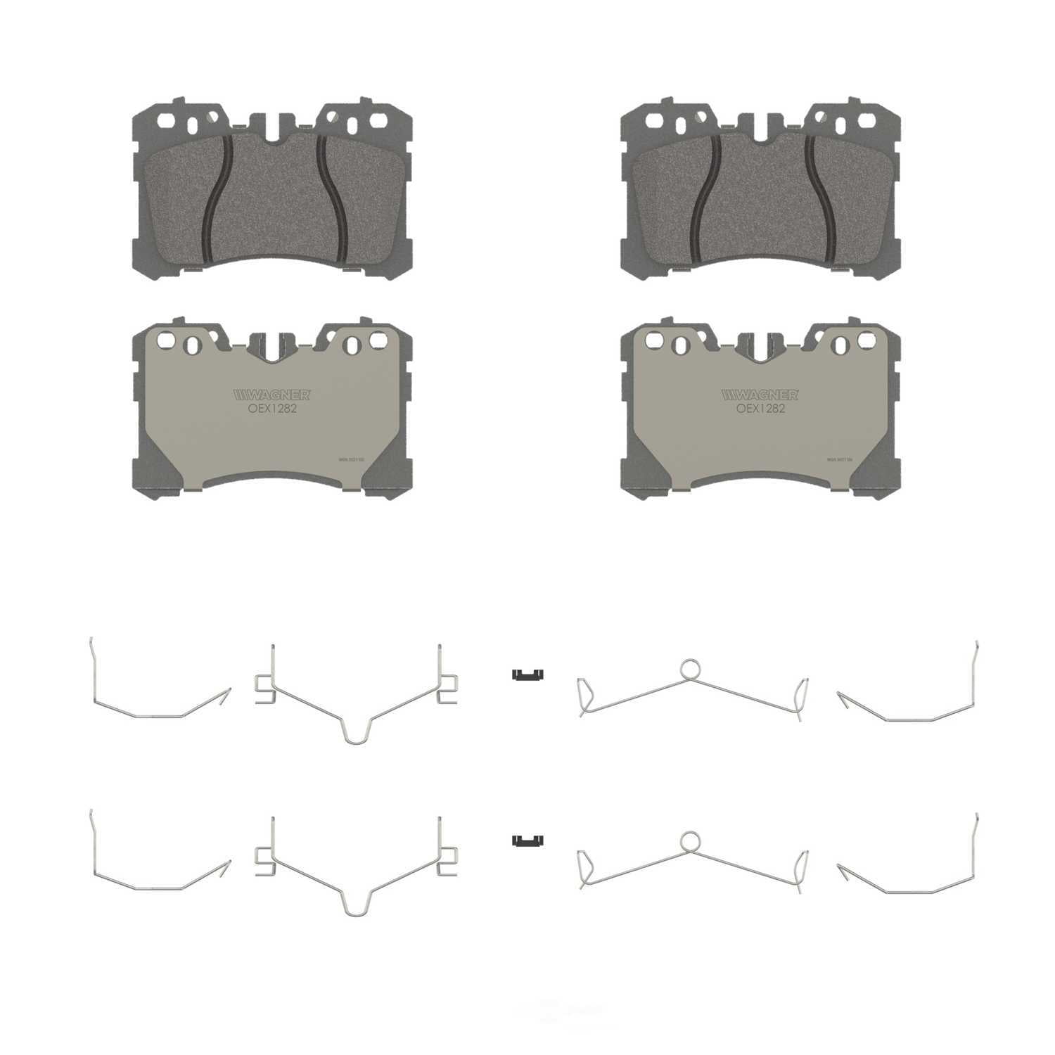 Wagner Brake OEX1282 OEX Front Disc Brake Pad Set Premium Ceramic