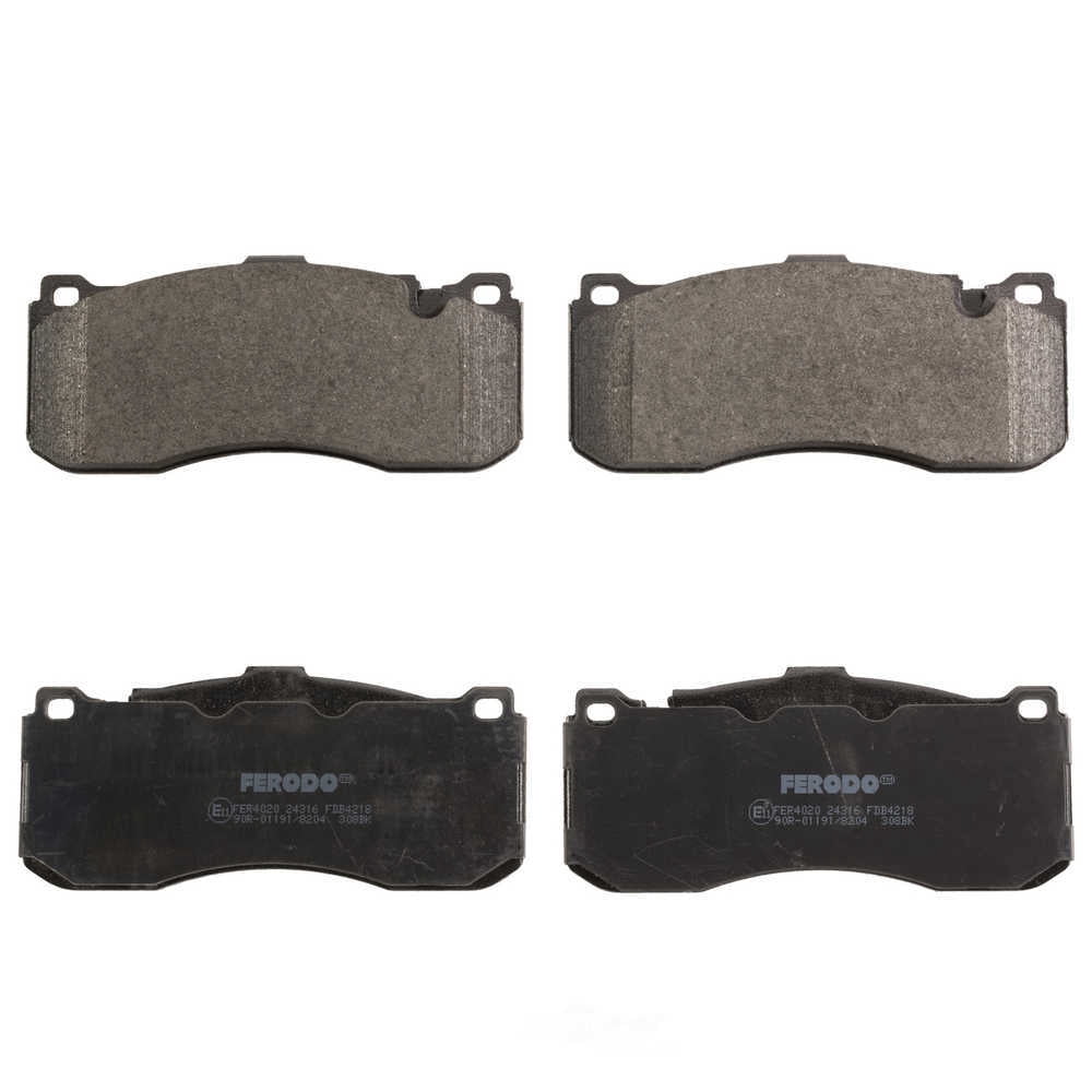 Wagner Brake OEX1371 OEX Front Disc Brake Pad Set Premium Semi - Met
