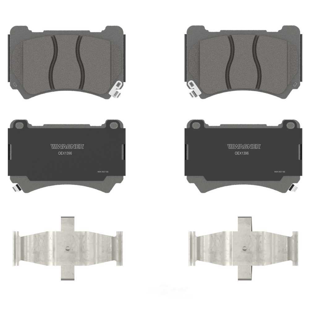 Wagner Brake OEX1396 OEX Front Disc Brake Pad Set Premium Ceramic