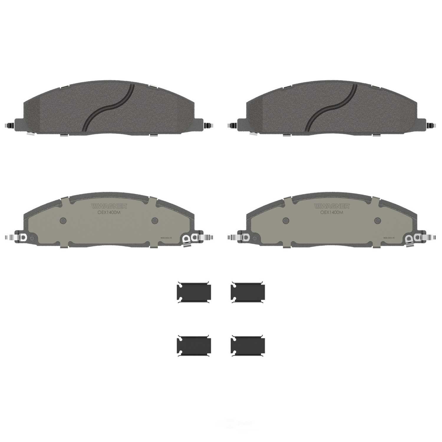 Wagner Brake OEX1400M OEX Rear Disc Brake Pad Set Premium Ceramic