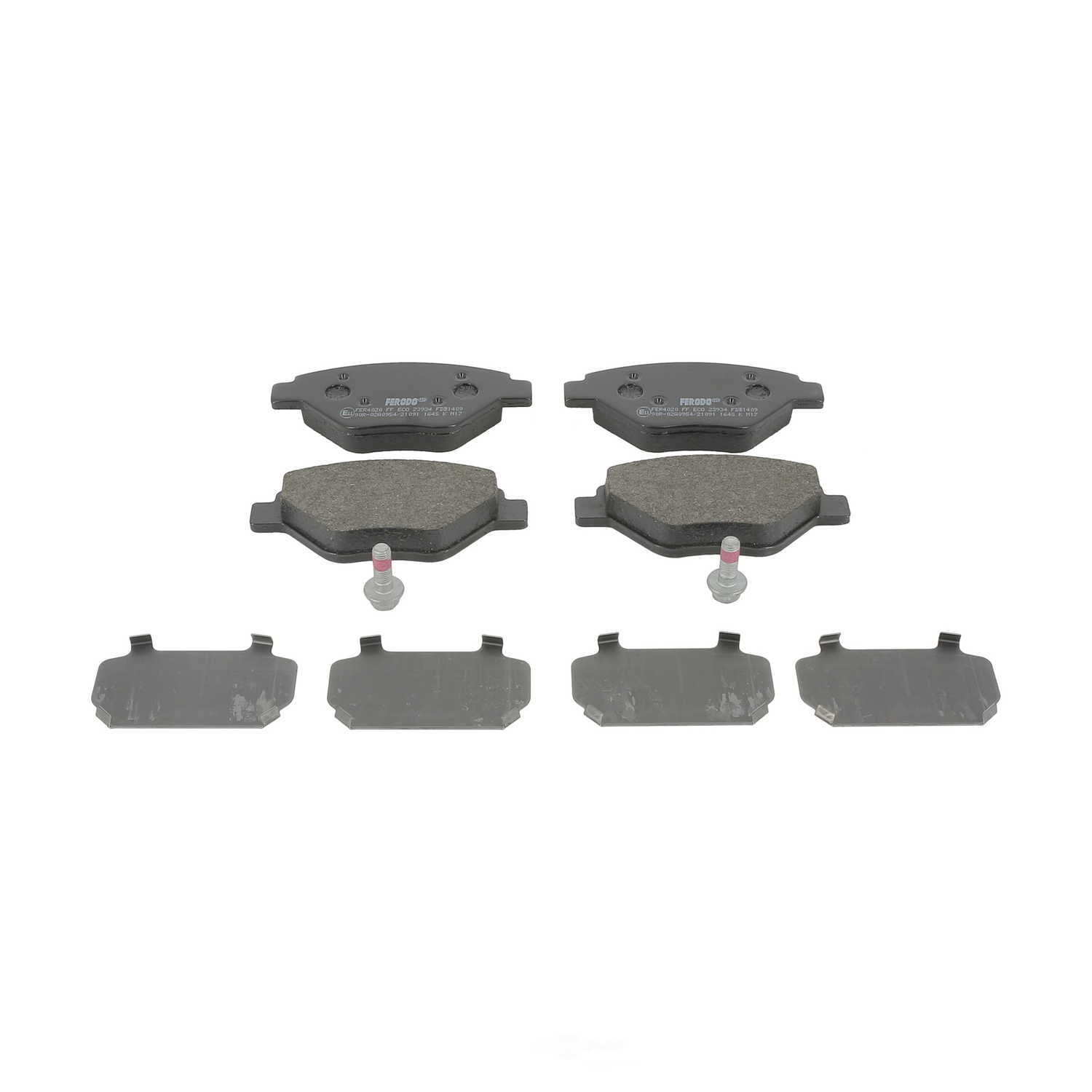 Wagner Brake OEX1409 OEX Front Disc Brake Pad Set Premium Semi - Met