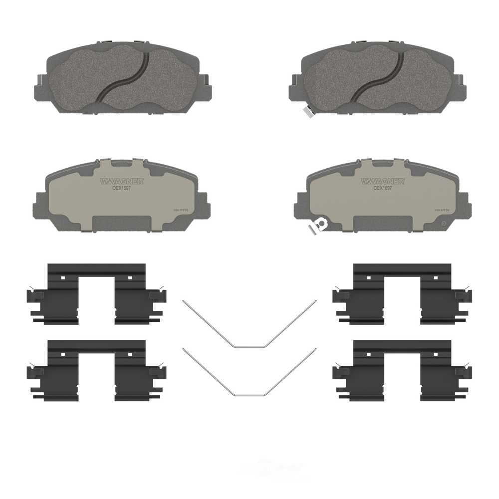 Wagner Brake OEX1697 OEX Front Disc Brake Pad Set Premium Ceramic