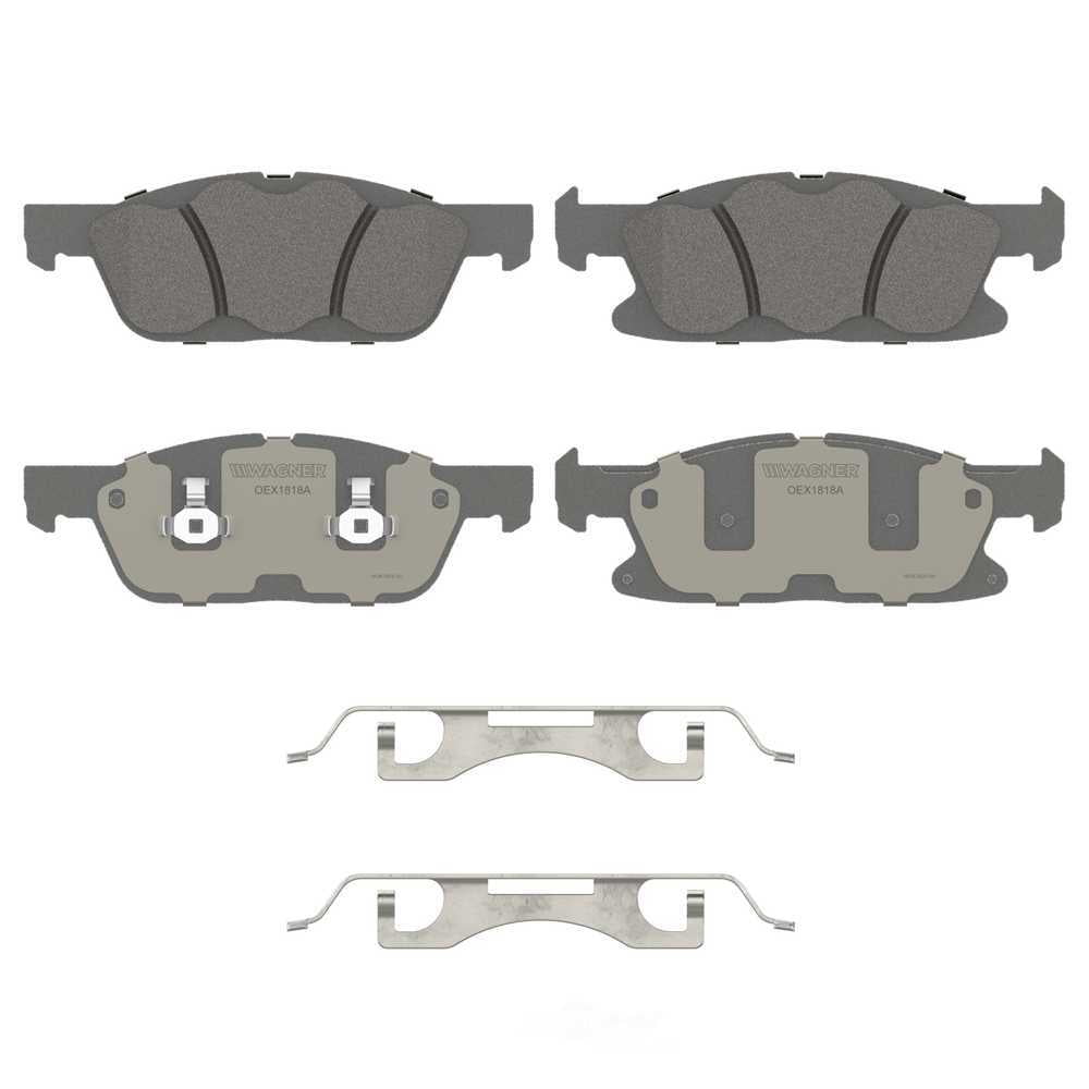 Wagner Brake OEX1818A OEX Front Disc Brake Pad Set Premium Ceramic