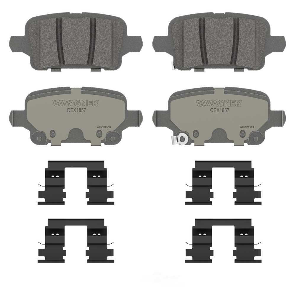 Wagner Brake OEX1857 OEX Rear Disc Brake Pad Set Premium Ceramic