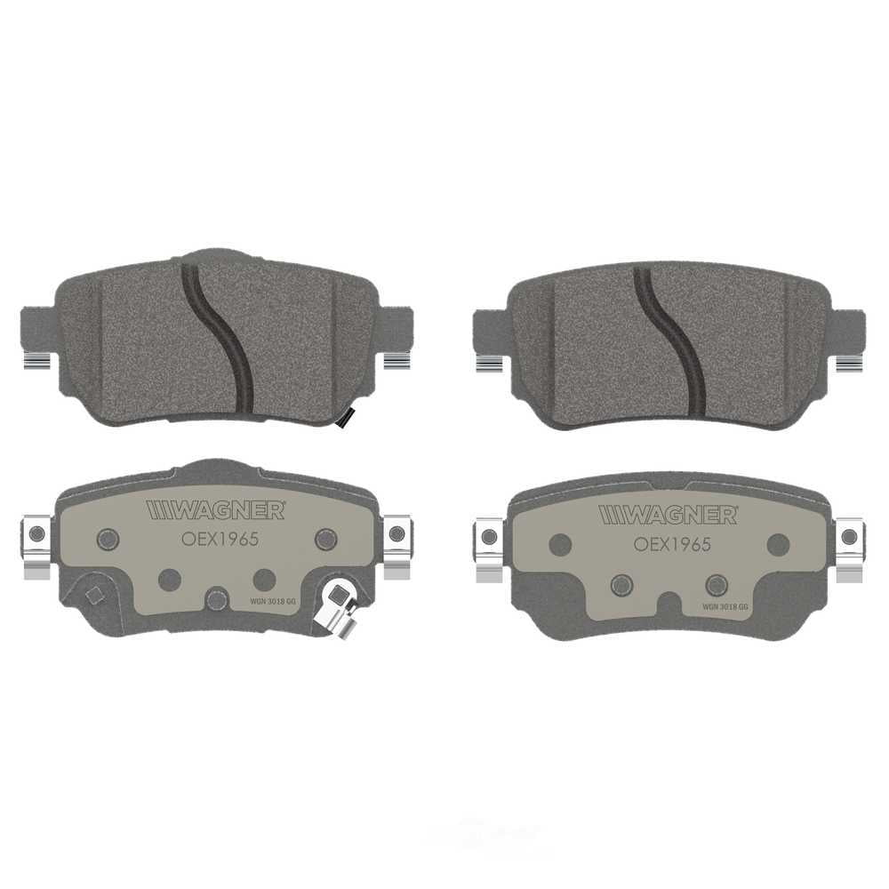 Wagner Brake OEX1965 OEX Rear Disc Brake Pad Set Premium Ceramic
