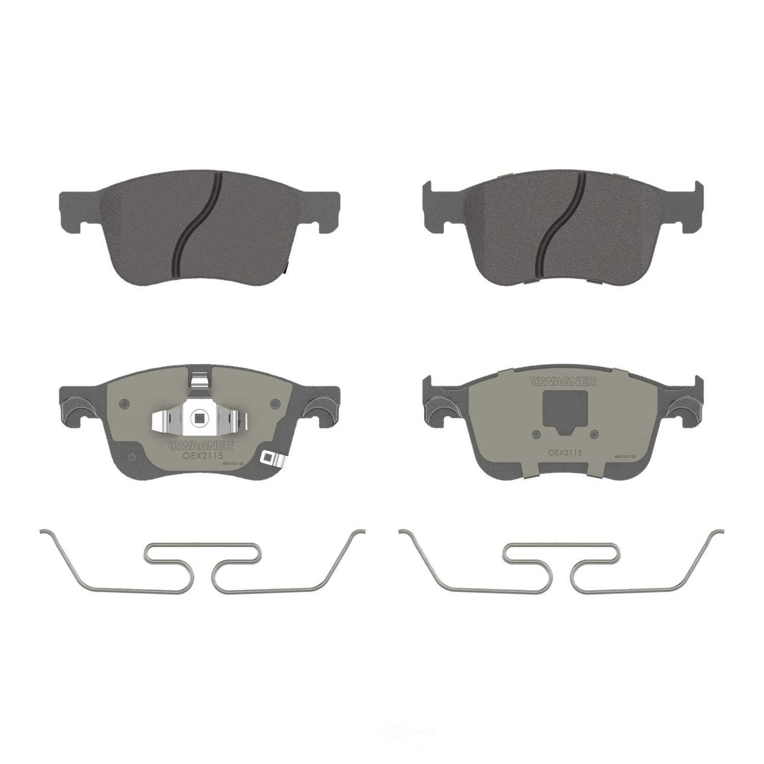 Wagner Brake OEX2115 OEX Front Disc Brake Pad Set Premium Ceramic