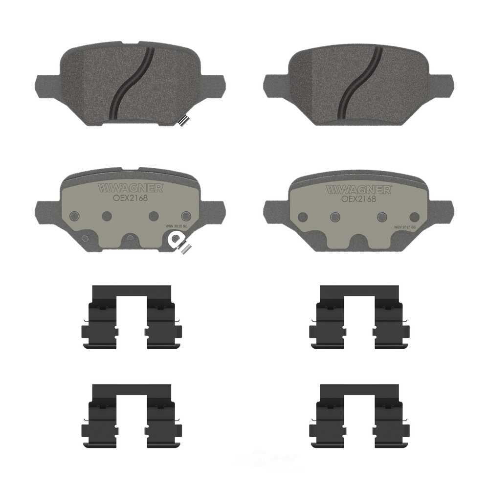 Wagner Brake OEX2168 OEX Rear Disc Brake Pad Set Premium Ceramic