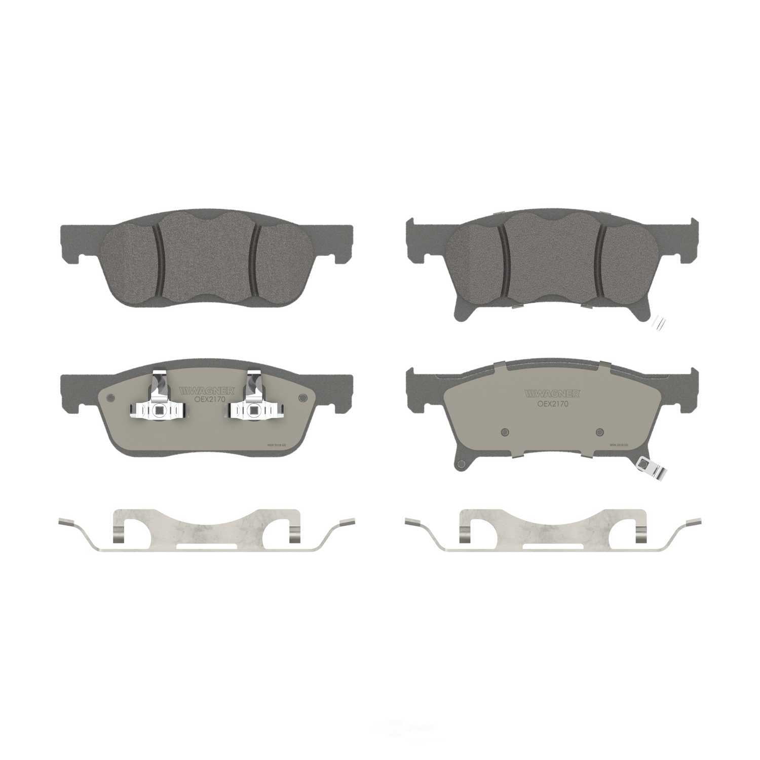 Wagner Brake OEX2170 OEX Front Disc Brake Pad Set Premium Ceramic