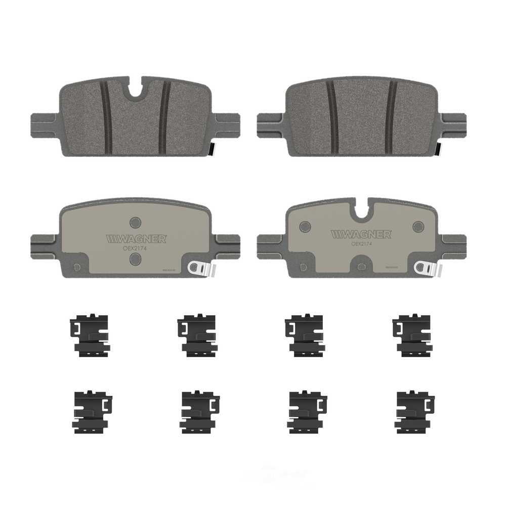 Wagner Brake OEX2174 OEX Rear Disc Brake Pad Set Premium Ceramic