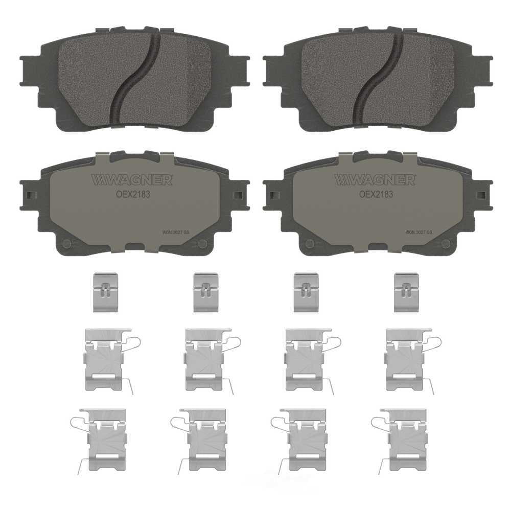Wagner Brake OEX2183 OEX Rear Disc Brake Pad Set Premium Ceramic