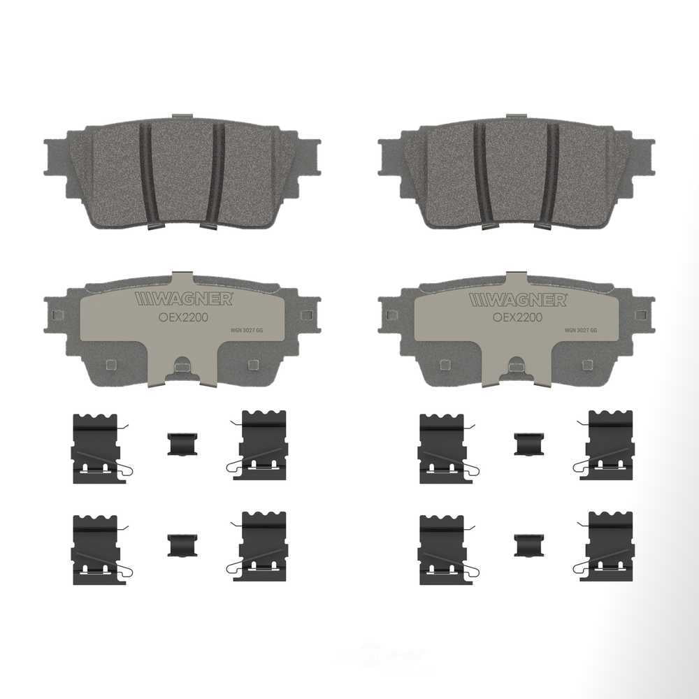Wagner Brake OEX2200 OEX Rear Disc Brake Pad Set Premium Ceramic